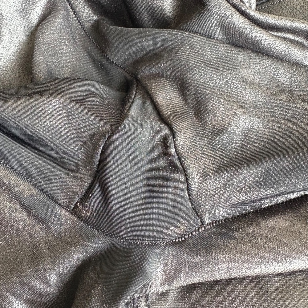 Spanx Women’s Faux Leather Black Compression Leggings Size S Athleisure Active - Picture 9 of 9